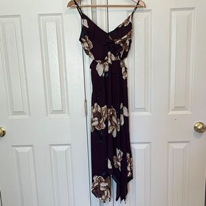 Floral Asymmetrical Dress